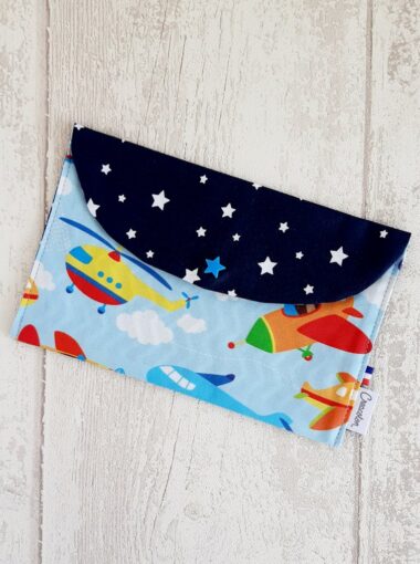 Pochette maternelle Avion