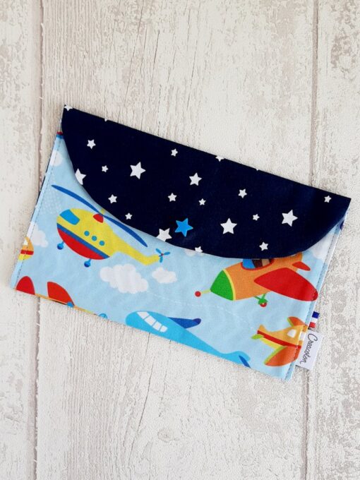 Pochette maternelle Avion