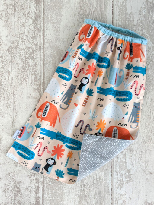 Serviette de table élastiquée enfant Jungle