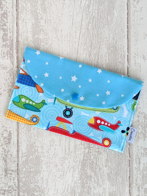 Pochette pour serviette cantine Plane