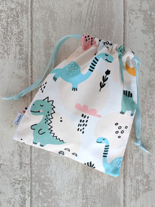 sac pour doudou maternelle Dinosaure My Lovely Family