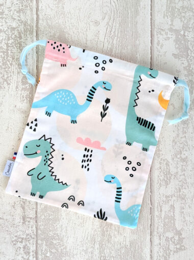 sac pour doudou maternelle Dinosaure My Lovely Family