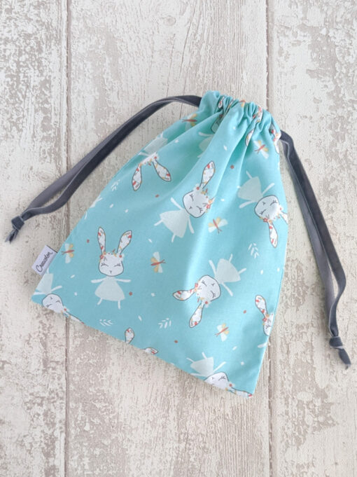 sac pour doudou maternelle Petit Lapin My Lovely Family