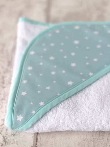 Cape de bain pour bébé Vert Menthe